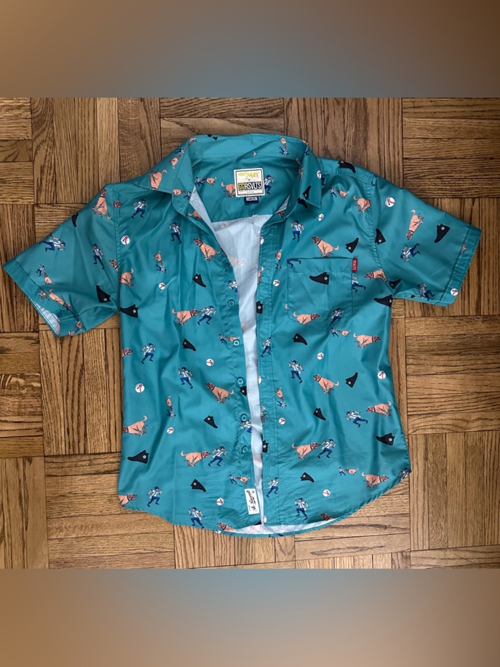 RSVLTS x The Sandlot KUNUFLEX short sleeve shirt - Medium